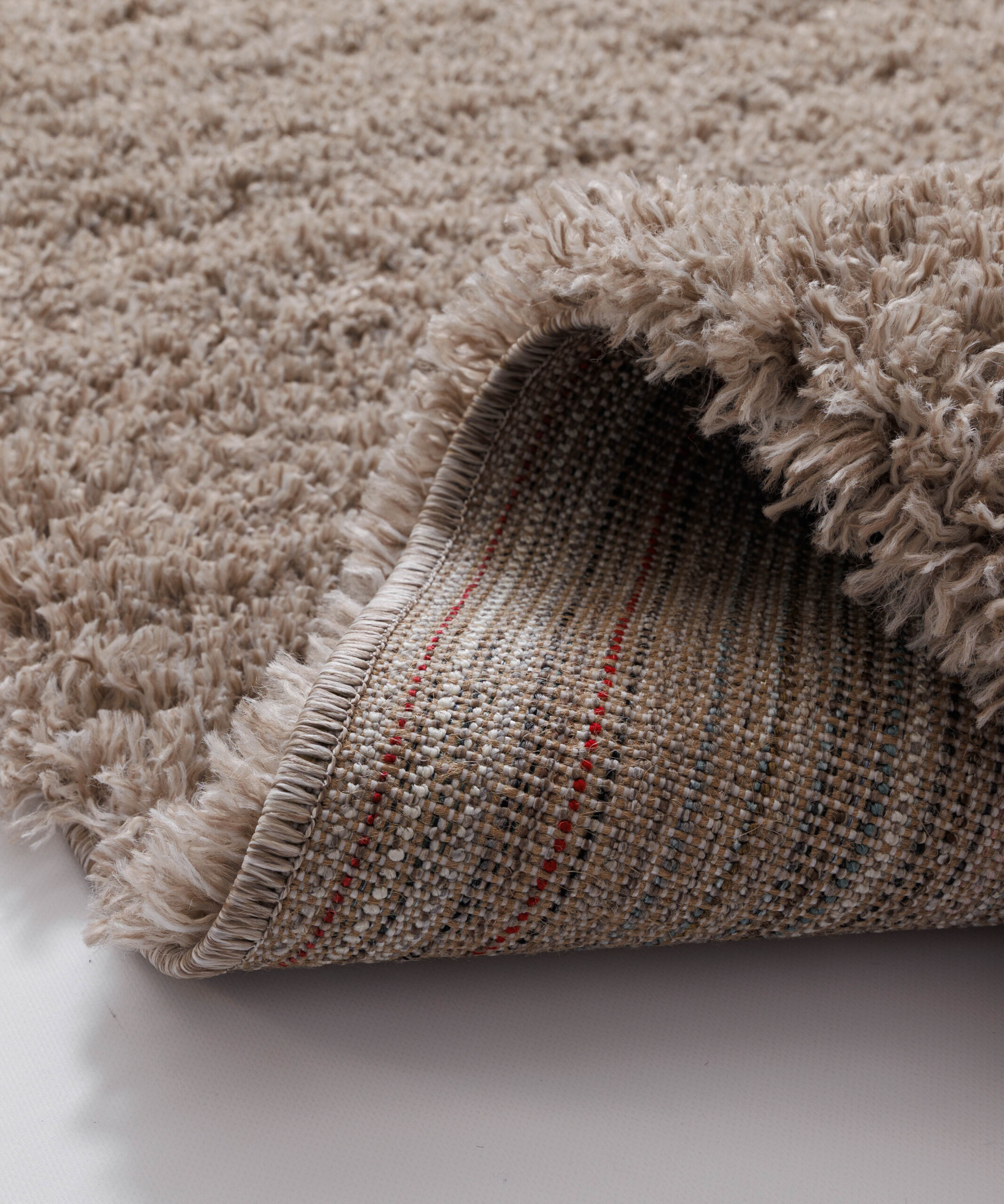 Hoogpolig vloerkleed - Cozy Shaggy - beige - close up Hoogpolig vloerkleed - Cozy Shaggy - beige - close up