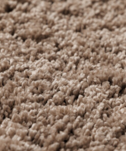 Rond hoogpolig vloerkleed shaggy Grand effen - beige - close up, thumbnail Rond hoogpolig vloerkleed shaggy Grand effen - beige - close up, thumbnail