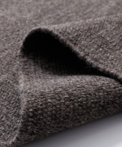 Wollen vloerkleed - Grund taupe - close up, thumbnail