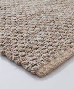 Wollen vloerkleed - Huldra beige - close up, thumbnail Wollen vloerkleed - Huldra beige - close up, thumbnail