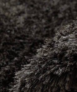 Shaggy vloerkleed - Meadow antraciet - close up, thumbnail