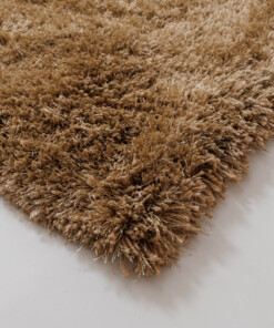 Shaggy vloerkleed - Meadow beige - close up, thumbnail