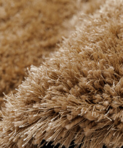 Shaggy vloerkleed - Meadow beige - close up, thumbnail