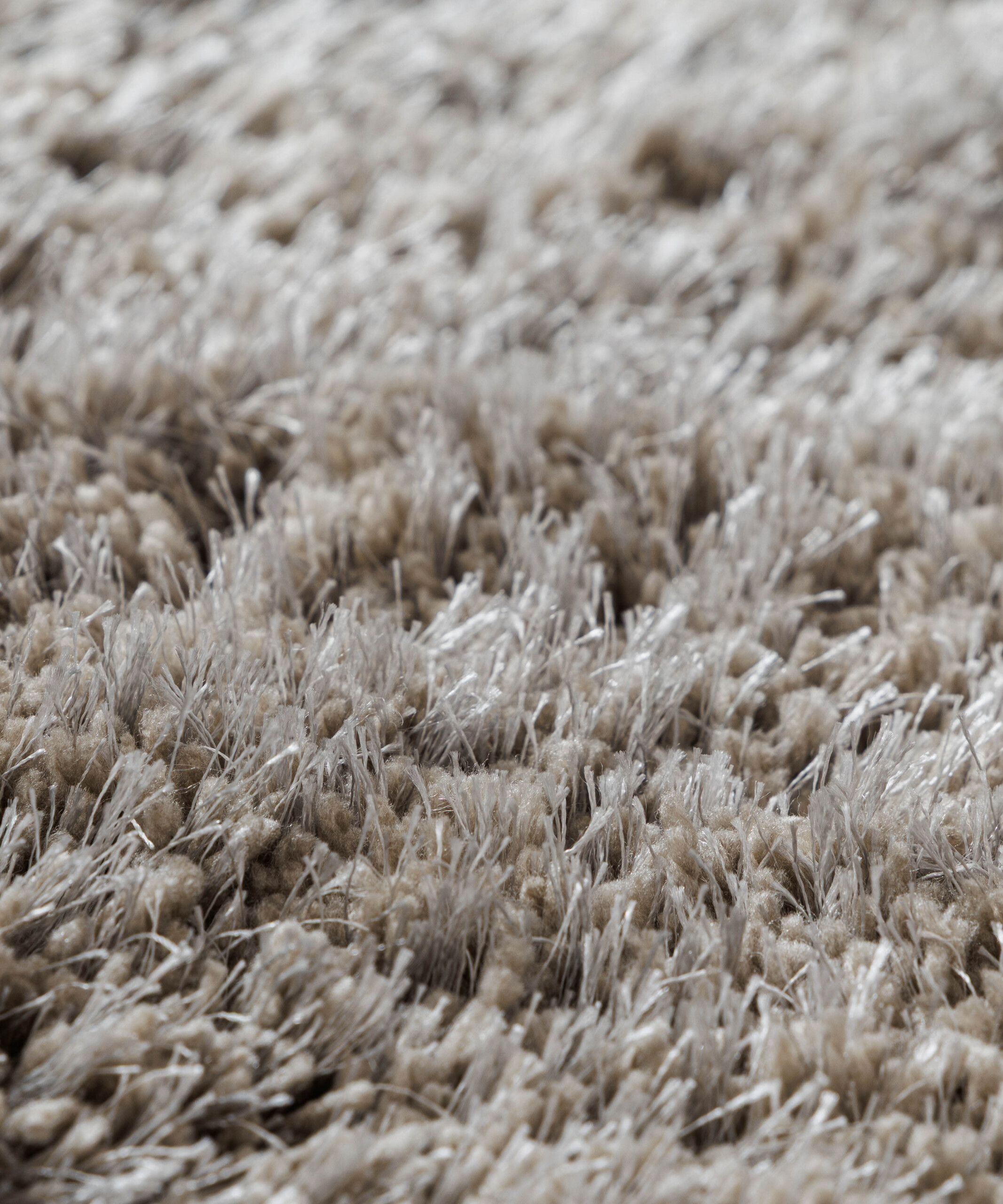 Shaggy vloerkleed - Meadow grijs - close up Shaggy vloerkleed - Meadow grijs - close up