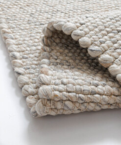 Wollen vloerkleed - Silvull beige - close up, thumbnail Wollen vloerkleed - Silvull beige - close up, thumbnail