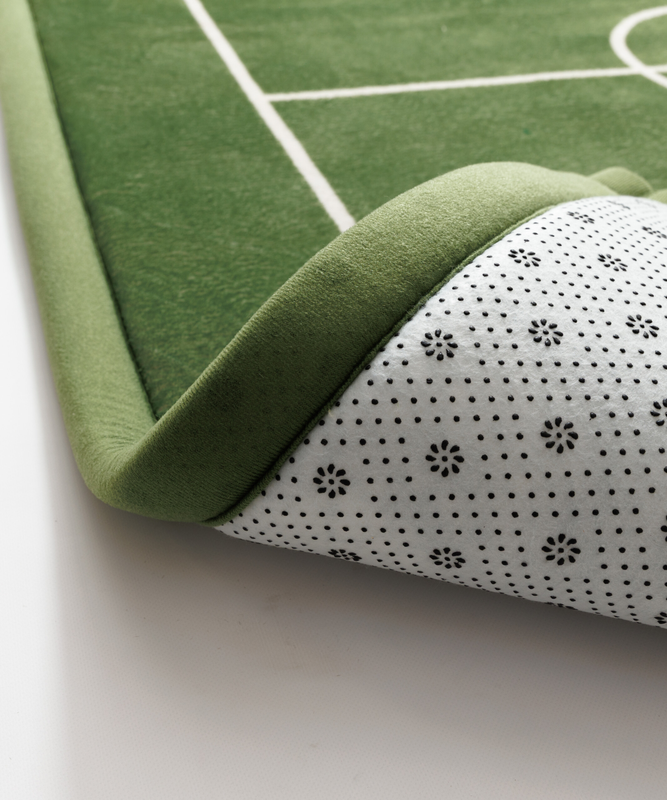 Speelkleed - Pluffy Soccer Field groen - close up Speelkleed - Pluffy Soccer Field groen - close up