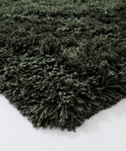 Shaggy vloerkleed - Sveve mosgroen - close up, thumbnail Shaggy vloerkleed - Sveve mosgroen - close up, thumbnail