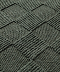 Wollen vloerkleed - Tavle groen - close up, thumbnail Wollen vloerkleed - Tavle groen - close up, thumbnail