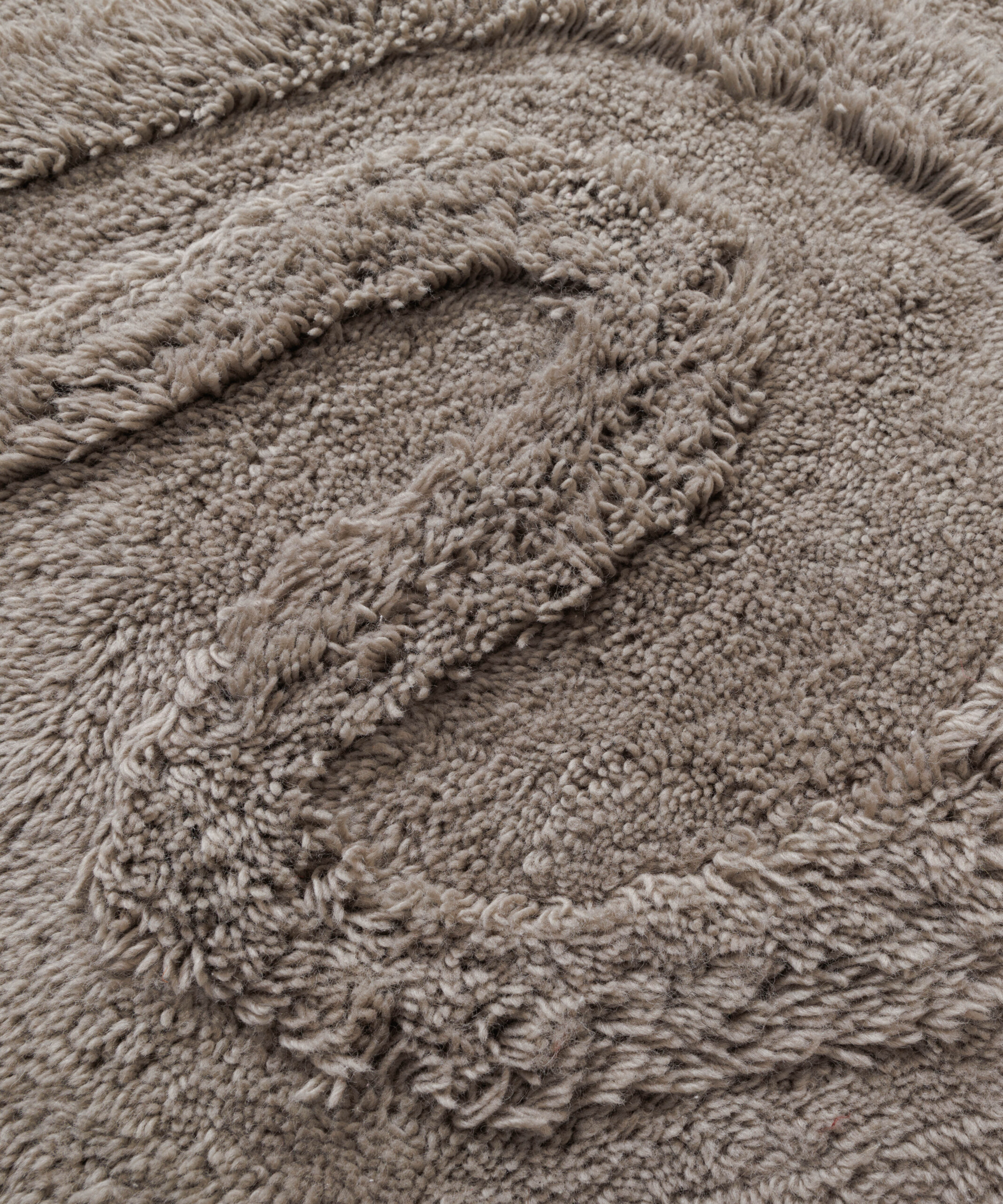 Design vloerkleed - Tjørne Bris taupe - close up Design vloerkleed - Tjørne Bris taupe - close up