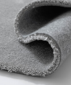 Wasbaar vloerkleed rond - Clean Prestige grijs - close up, thumbnail